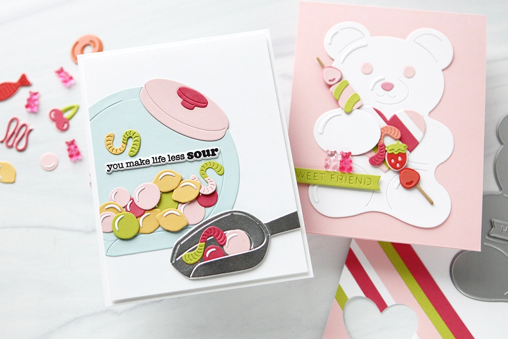 Sweet candy-themed cards. New from Hero Arts! - CZ Design
