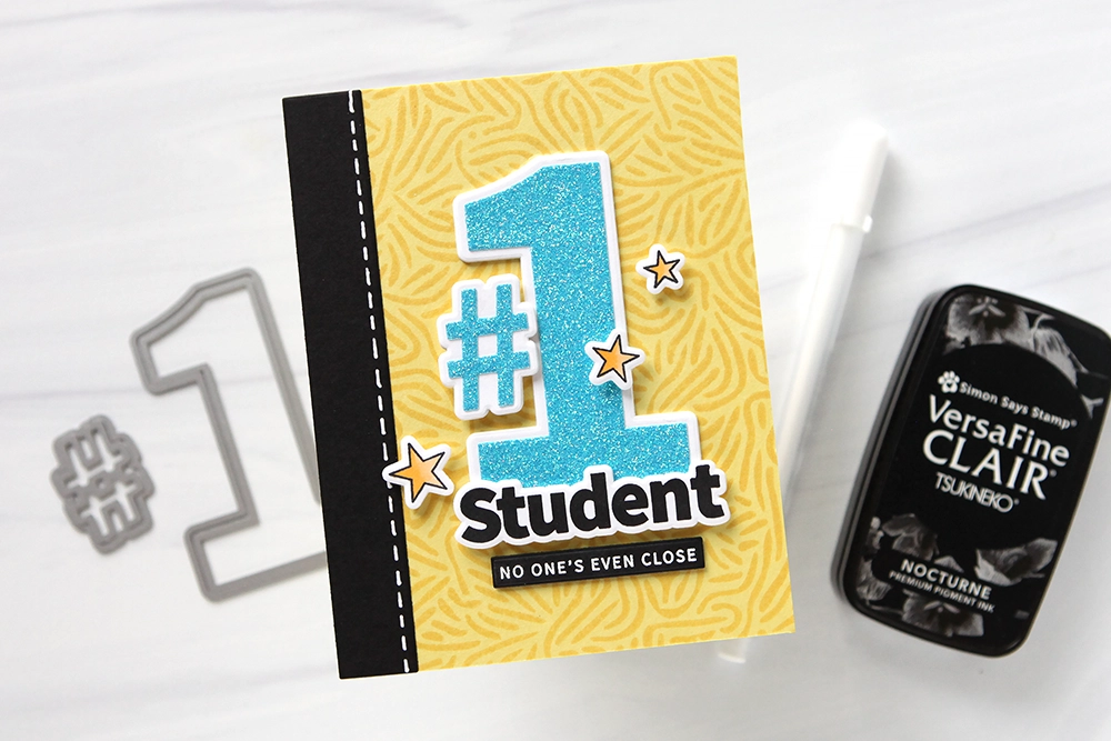 A great card for your Number One Student! - CZ Design