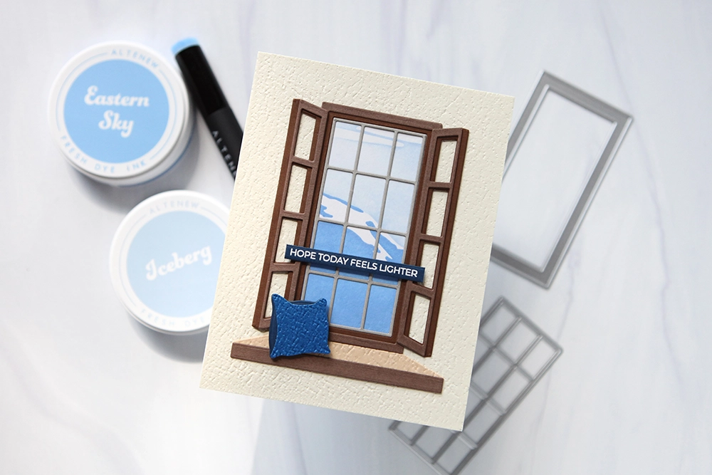 Create a serene window scene + an Altenew blog hop - CZ Design