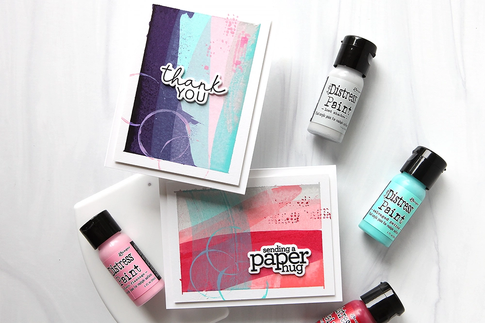 You have to try this fun painting technique on your next card! - CZ Design