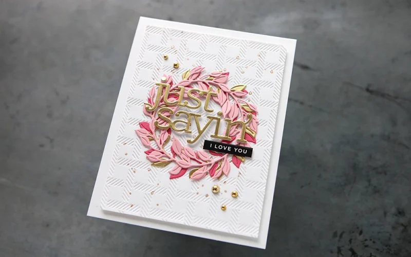 A blog hop to celebrate the DieCember release from Simon Says Stamp - CZ Design