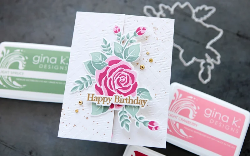 A simple but elegant Fancy Fold card project - CZ Design