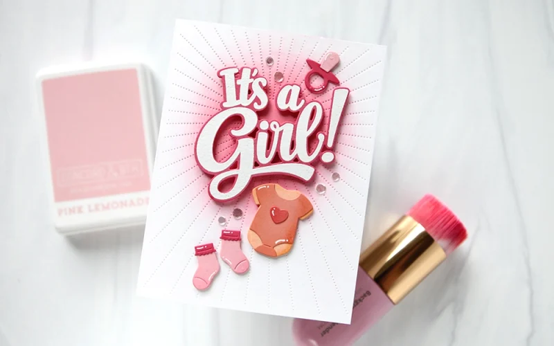 A sweet pair of baby cards - CZ Design