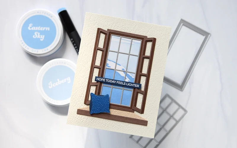 Create a serene window scene + an Altenew blog hop - CZ Design