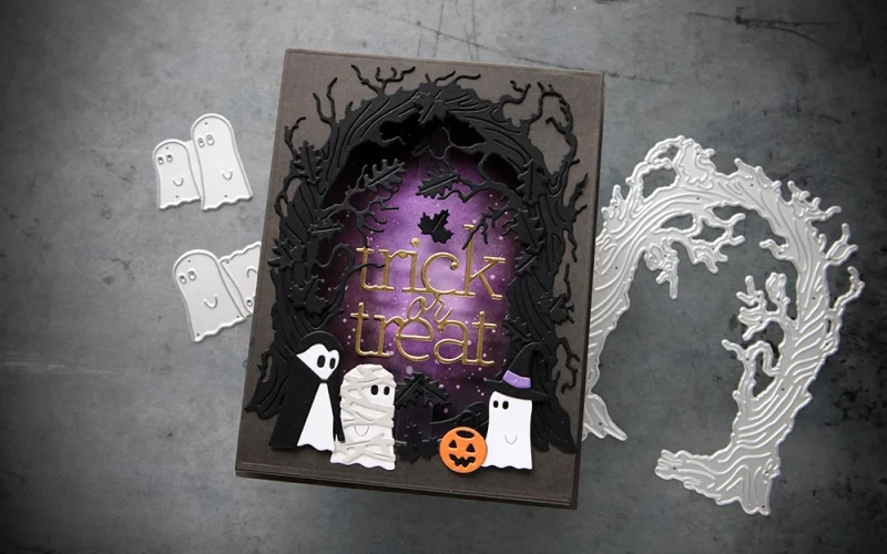 In the spirit of Halloween… a little goth and a cute card - CZ Design
