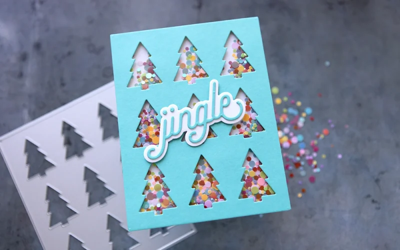 Make a fun divided shaker card! I'll share my tips! - CZ Design