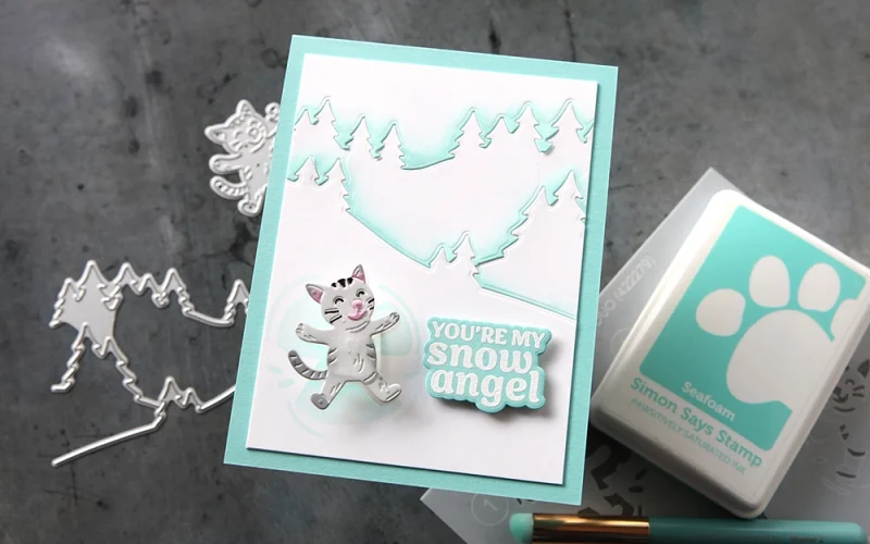 Make a snow angel kitty that moves! - CZ Design