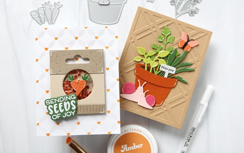 No green thumb? Then just stick to garden-themed cards! - CZ Design