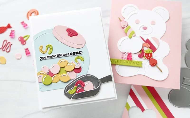 Sweet candy-themed cards. New from Hero Arts! - CZ Design