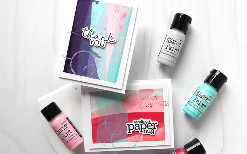 You have to try this fun painting technique on your next card! - CZ Design